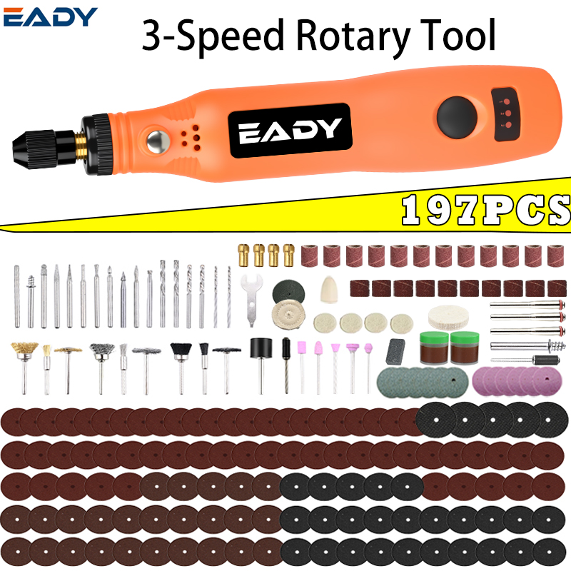 Power Tools Spare Parts - USB Cordless Rotary Tool Kit –