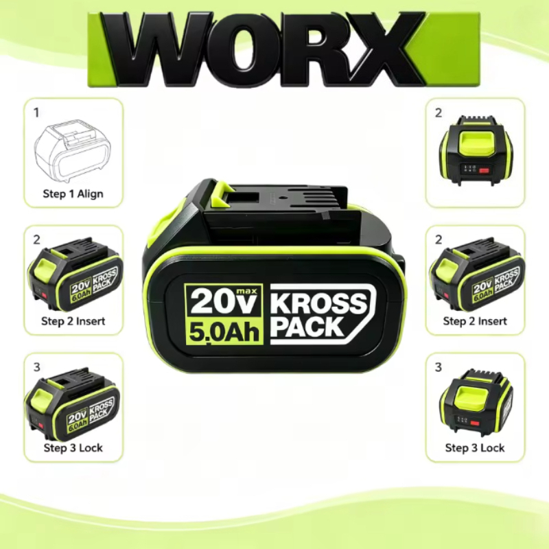 Latest Genuine WORX 20V 6.0Ah  - Power Tools Yard review and price