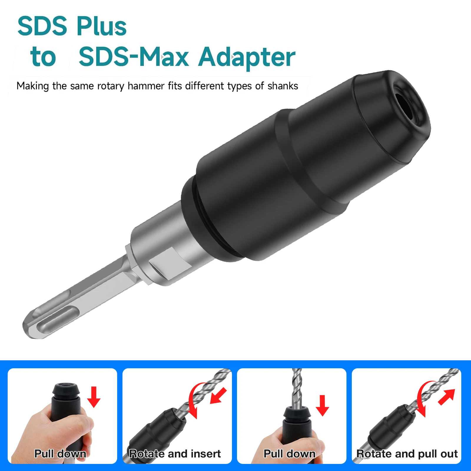 SDS-Plus to SDS-Max Adapter fo - Hammer Drill Sds review and price