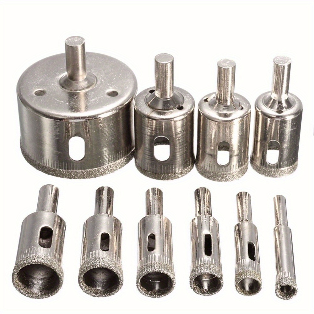 10 Piece Diamond Coated Drill  - Power Tools Set review and price