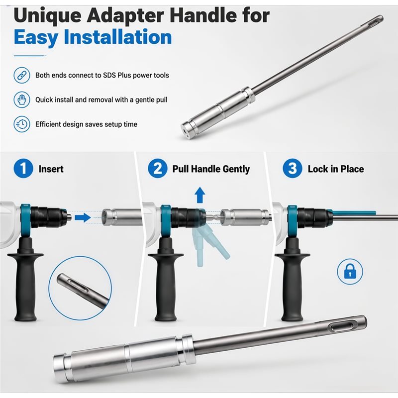 LLCS-3Pcs SDS Plus Extension R - Hammer Drill Sds review and price